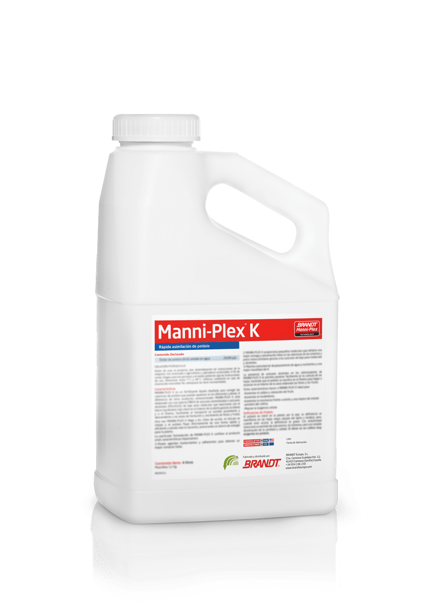 suplemento foliar brandt manni plex k